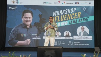 Erick Thohir Dorong Influencer BUMN Kuasai Keterampilan Digital, Gelar Workshop ke-10 di Jawa Barat