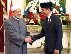Terima Kunjungan Grand Syekh Al Azhar, Jokowi Tekankan Perdamaian dan Toleransi