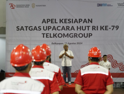 200 Personel TelkomGroup Sigap 24/7 Kawal Upacara HUT ke-79 RI di IKN