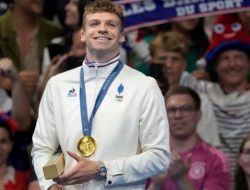 Dijuluki The French Phelps, Leon Marchand Pengoleksi Medali Emas Terbanyak  Olimpiade Paris 2024