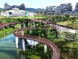 Jokowi Resmikan Plaza Seremoni Sumbu Kebangsaan IKN