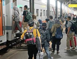 Puncak Arus Balik Diperkirakan Hari Ini, 4,2 Juta Tiket Kereta Api Ludes Terjual