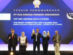 Perkuat Rantai Pasok Energi, PLN EPI Raih Dua Penghargaan TOP GRC Awards 2024