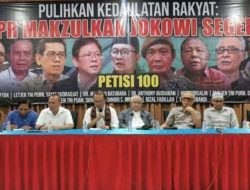 Petisi 100 Minta Rakyat untuk Tangkap dan Adili Jokowi