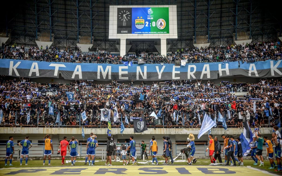 Suporter Persib Bandung. (Antara)