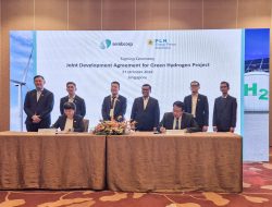 Gandeng Sembcorp, PLN EPI Bangun Proyek Hidrogen Hijau Terbesar di Asia Tenggara