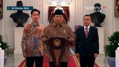 Diumumkan Prabowo, Berikut Daftar Lengkap Menteri Kabinet Merah Putih