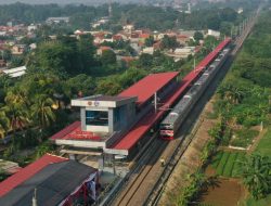 Resmi Beroperasi, Pengguna Commuter Line  Sudah Bisa Naik dan Turun di Stasiun Pondok Rajeg