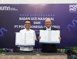 Pos Indonesia dan Badan Gizi Nasional Bersinergi Kawal Pemenuhan Gizi