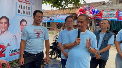 Sahabat Buruh Andra Soni-Dimyati Kembali Bedah Rumah Warga