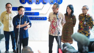 Pangkas BUMN Karya, Erick Thohir: Infrastruktur Kunci Sukses Percepat Swasembada Pangan dan Hilirisasi