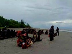 Kapal yang Ditumpangi Karam, 116 Imigran Rohingya Terdampar di Aceh Timur
