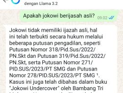 Heboh Meta AI, Ditanya Keaslian Ijazah Jokowi, Jawabannya Mengejutkan!