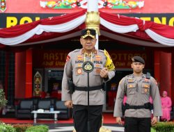 Kapolda Kalteng Pimpin Upacara Korps Raport, 216 Personel Naik Pangkat
