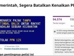 142 Ribu Orang Tanda Tangan Petisi Paksa Prabowo Batalkan PPN 12 Persen