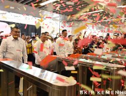 Menko AHY dan Menhub Resmikan Stasiun Kereta Cepat Karawang