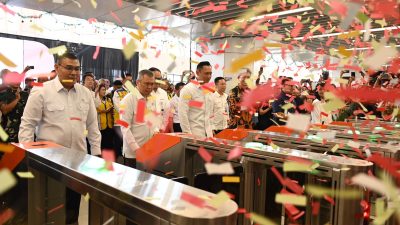 Menko AHY dan Menhub Resmikan Stasiun Kereta Cepat Karawang