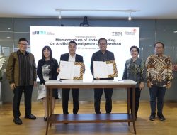 Telkom – IBM Teken Kerja Sama Perkuat Artificial Intelligence di Indonesia