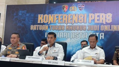 Polri Tangkap 11 Pelaku Judi Online Berhasil Sita Rp61 Miliar