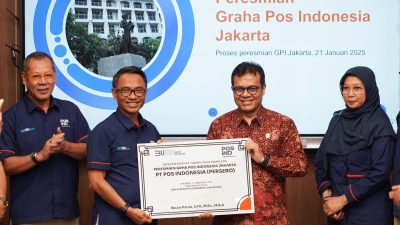Wakil Menteri Nezar Resmikan Gedung Grha Pos Indonesia Jakarta
