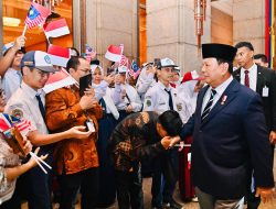 Masyarakat dan Pelajar Indonesia Antusias Sambut Kedatangan Presiden Prabowo di Kuala Lumpur