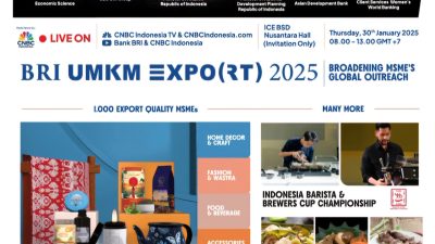 Jangan Lewatkan! BRI UMKM EXPO(RT) & Microfinance Outlook 2025 Digelar 30 Januari – 2 Februari di ICE BSD