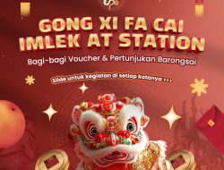 Gong Xi Fa Cai Imlek at Station! KAI Gelar Pertunjukkan Barongsai di 13 Stasiun