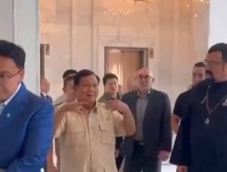 Presiden Prabowo Bertemu Aktor Kawakan Steven Seagel
