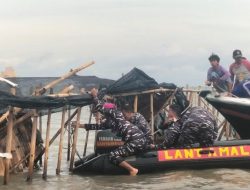 Perintah RI I, Ratusan Personel TNI AL Bongkar Pagar Laut di Tangerang
