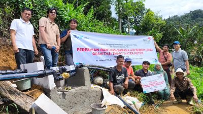 Telkom Salurkan Bantuan Sanitasi Air Bersih ke 232 Lokasi di Seluruh Indonesia