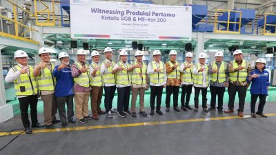 Dukung Kemandirian Energi Nasional, KSI Produksi Perdana Katalis SGB dan ME-Kat 200