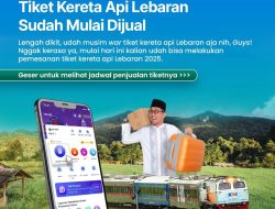 KAI Buka Pemesanan Tiket Lebaran, Catat Jadwalnya Agar Tidak Kehabisan