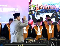 Presiden Prabowo: Keberhasilan Suatu Negara Bergantung Pada Sistem Hukum yang Berlaku