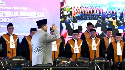 Presiden Prabowo: Keberhasilan Suatu Negara Bergantung Pada Sistem Hukum yang Berlaku
