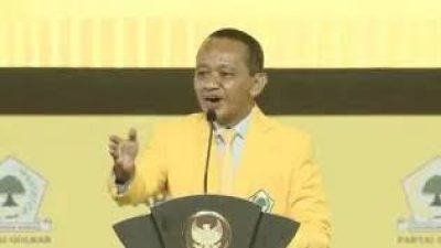 Bahlil Curhat di Rakernas Golkar, Sindir Anak Buah Dorong Kapal Agar Terbalik