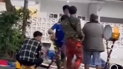 Minta Uang Jatah Kopi, Preman Bercelana Ormas Palak dan Bubarkan Marching Band Anak TK di Pamulang