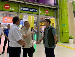 Menhub Dudy dan Seskab Teddy Cek Kesiapan Stasiun Gambir Hadapi Arus Mudik Lebaran 2025