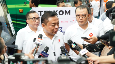 Sediakan 35 Bus dan 3 Kapal Laut, TelkomGroup Lepas Ribuan Pemudik Menuju Kampung Halaman