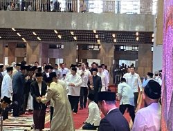 Prabowo – Gibran Salat Idulfitri di Masjid Istiqlal