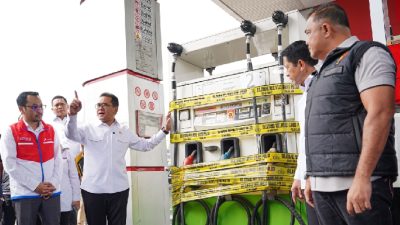 Pertamina Segel SPBU Nakal di Jalan Alternatif Sentul Bogor