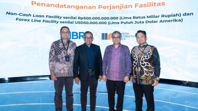 Dukung Pembangunan Sektor Infrastruktur, BRI Berikan Fasilitas Kredit Kepada IIF