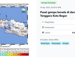 Suara Gemuruh dan Dentuman Misterius Iringi Gempa Bogor, Ini Kata BMKG