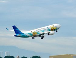 Garuda Indonesia – The Pokémon Company Resmi Operasikan Pikachu Jet GA-2 dengan Aksen Batik