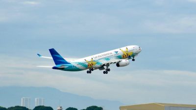 Garuda Indonesia – The Pokémon Company Resmi Operasikan Pikachu Jet GA-2 dengan Aksen Batik