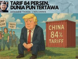 Tarif 84 Persen, Dunia pun Tertawa
