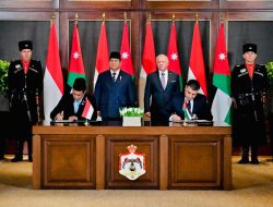 Presiden Prabowo dan Raja Abdullah II Saksikan Penandatanganan Empat MoU Strategis Indonesia–Yordania