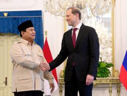 Dari Lawatan ke Timur Tengah dan Turki, Presiden Prabowo Langsung Terima Wakil PM Pertama Federasi Rusia