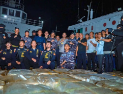 Operasi Senyap Tim Gabungan BNN hingga TNI, Sabu 2 Ton dari Thailand Digagalkan di Kepri