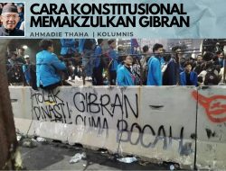 Cara Konstitusional Memakzulkan Gibran
