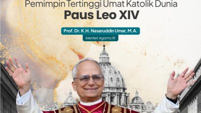 Menag Ucapkan Selamat atas Terpilihnya Paus Leo XIV Sebagai Pemimpin Tertinggi Umat Katolik Dunia